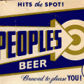 PEOPLES BEER HITS the SPOT.